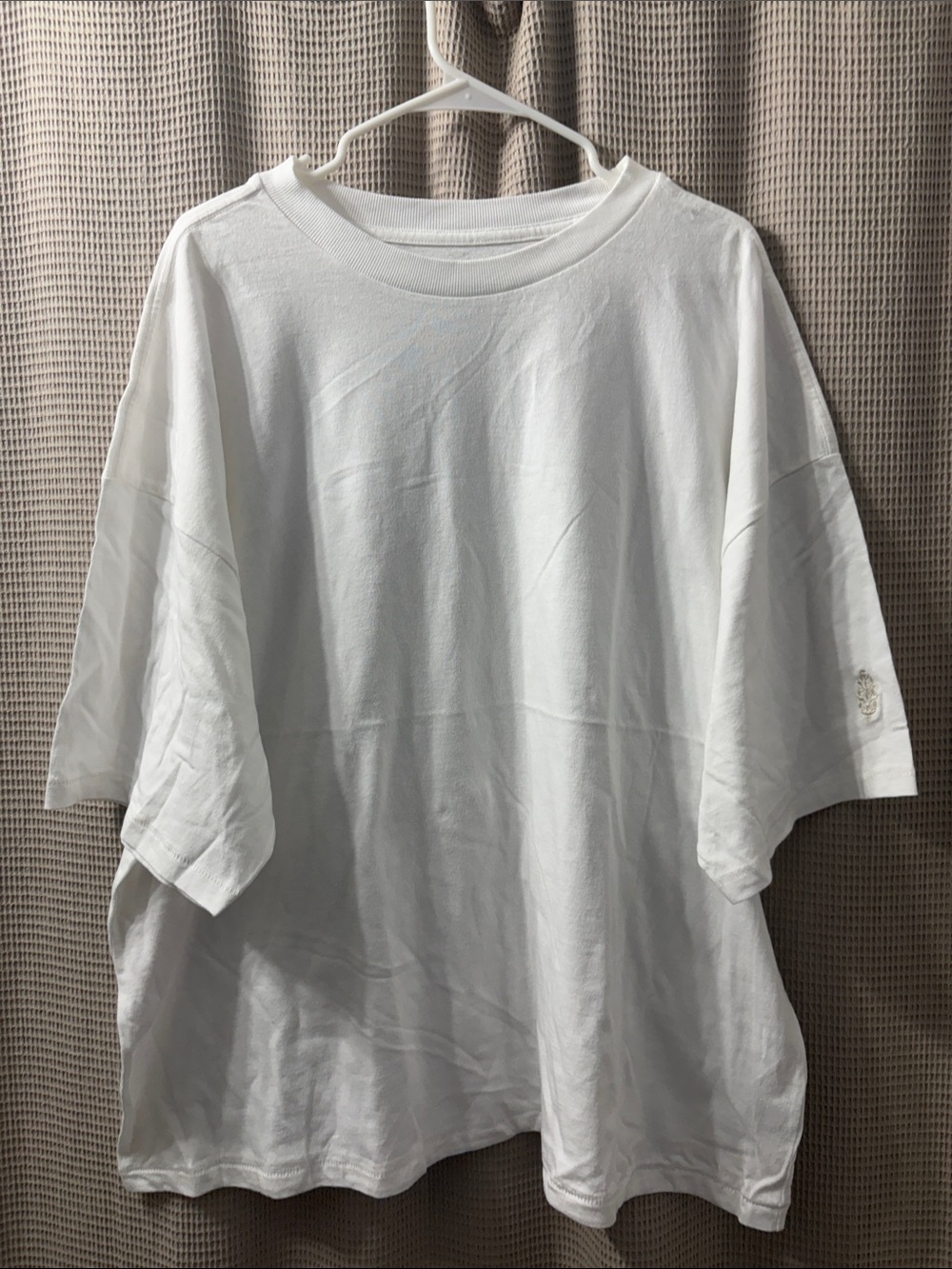 FP movement oversized White Crew Neck T-Shirt nwot